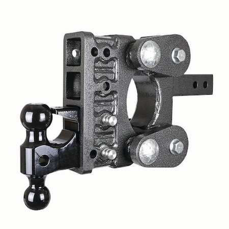 Gen-Y Hitch The BOSS TORSION-FLEX 2 Shank 5 Drop 1.7K TW 16K Hitch & GH-051 Dual-Ball & GH-032 Pintle Lock GH-1224